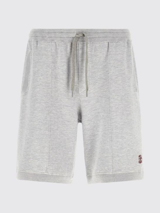 26SS 브루넬로 쿠치넬리 숏팬츠 MNB806409G C072 Grey - BRUNELLO CUCINELLI