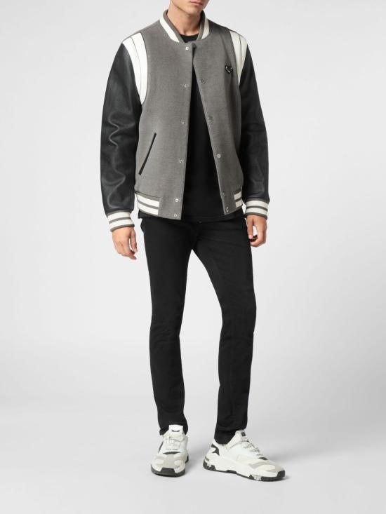 26SS 필립 플레인 봄버 자켓 UADCMLB1927PLE010N 10 Grey - PHILIPP PLEIN