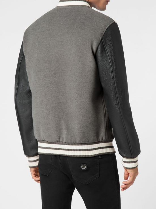 26SS 필립 플레인 봄버 자켓 UADCMLB1927PLE010N 10 Grey - PHILIPP PLEIN