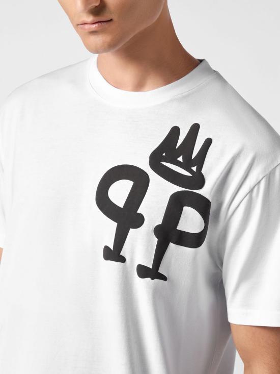 26SS 필립 플레인 반팔 티셔츠 UADCMTK7972PJY002N 01 White - PHILIPP PLEIN