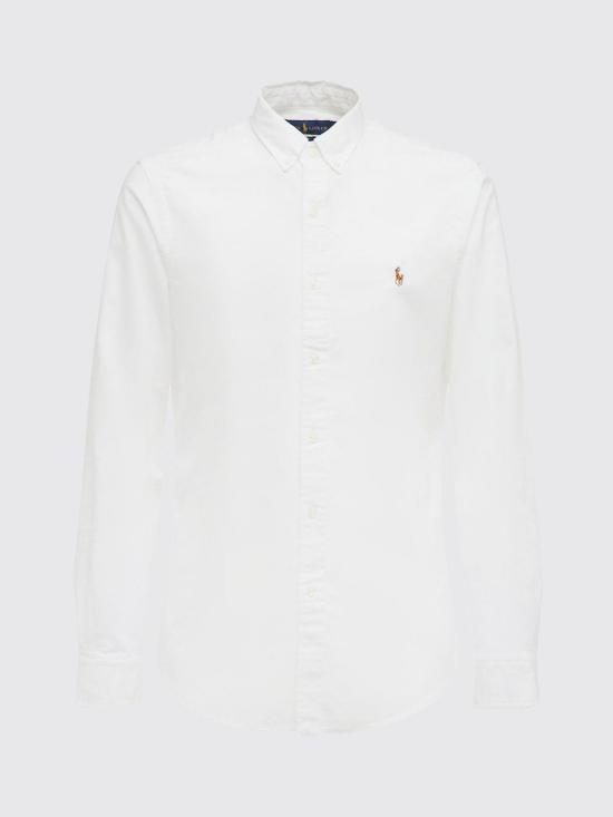 26FW 폴로 랄프로렌 긴팔 셔츠 710549084 006 White - POLO RALPH LAUREN