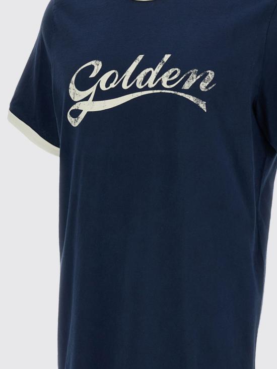 26FW 골든구스 반팔 티셔츠 GMP02761P00262483134 Blue - GOLDEN GOOSE