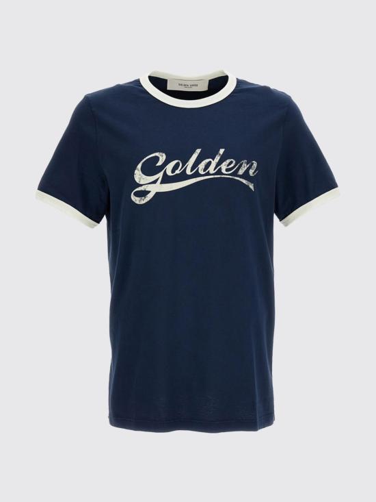 26FW 골든구스 반팔 티셔츠 GMP02761P00262483134 Blue - GOLDEN GOOSE