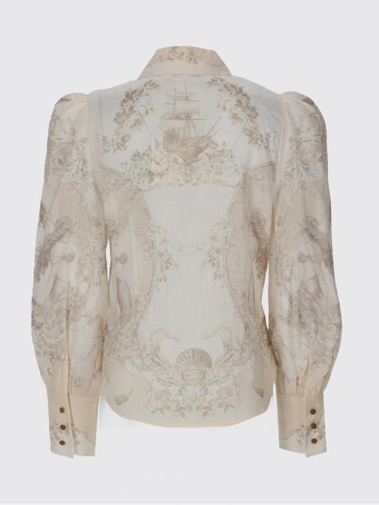 26SS 짐머만 블라우스 4368TC26R MERMT Beige - ZIMMERMANN