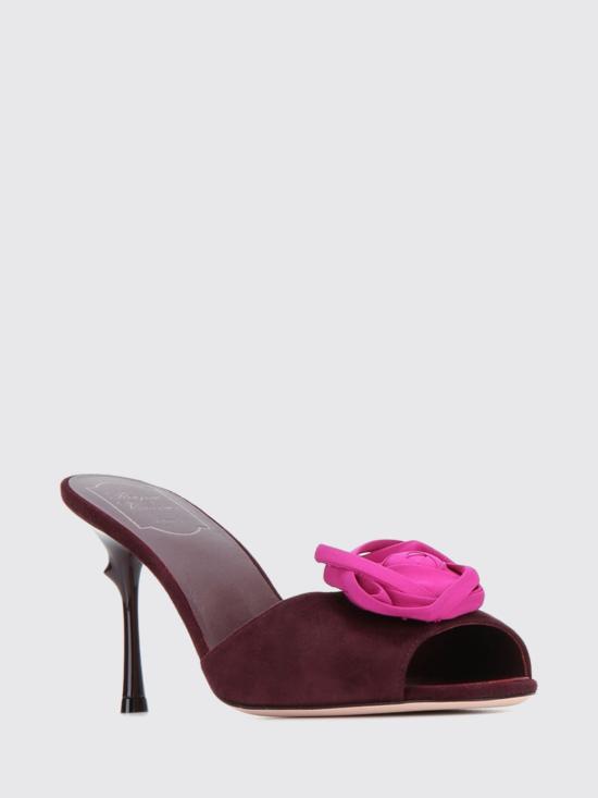 26FW 로저비비에 힐/펌프스 RVW79643840UVN 1VD8 Brown - ROGER VIVIER