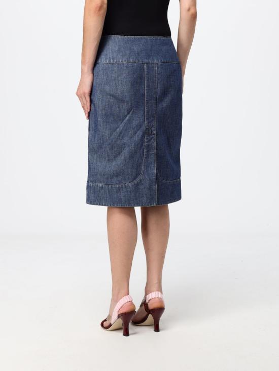 26FW 펜디 데님 스커트 FLQ609AW8H F0QB0 Denim - FENDI