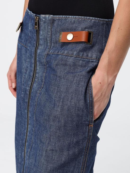 26FW 펜디 데님 스커트 FLQ609AW8H F0QB0 Denim - FENDI