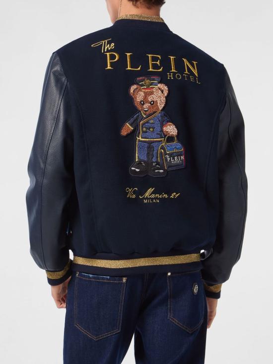 26SS 필립 플레인 봄버 자켓 FAECMLB1983PLE010N 24 Navy - PHILIPP PLEIN