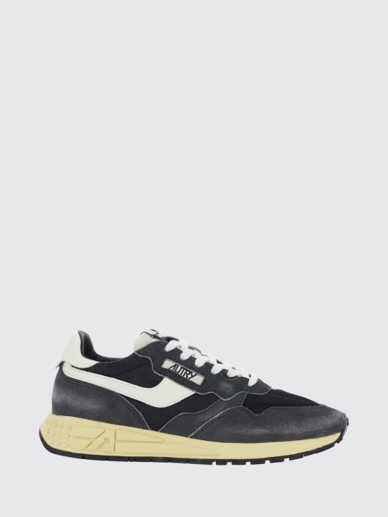 26FW 오트리 릴윈드 로우 나일론 스웨이드 스니커즈 WWLM Q07S Black 1