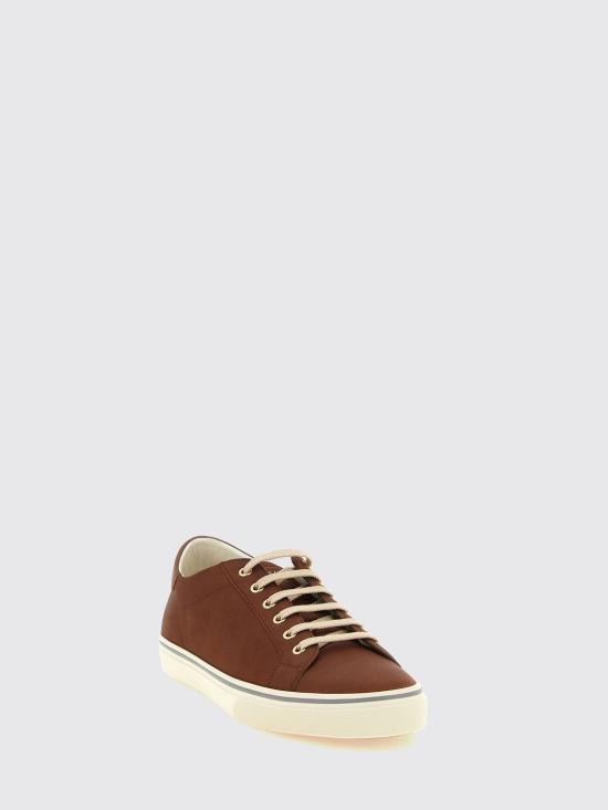 26SS 브루넬로 쿠치넬리 스니커즈 MZUSNUZ341 C8207 Brown - BRUNELLO CUCINELLI