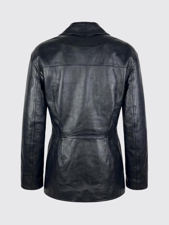 26SS 자크뮈스 가죽 자켓 JAM00100AC03C13 990 Black - JACQUEMUS
