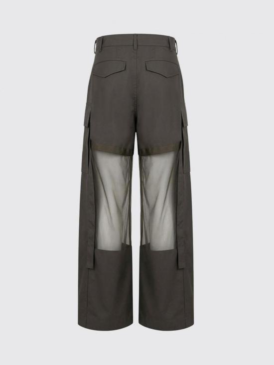 26SS 사카이 스트레이트 팬츠 2608441 531 Kaki - SACAI