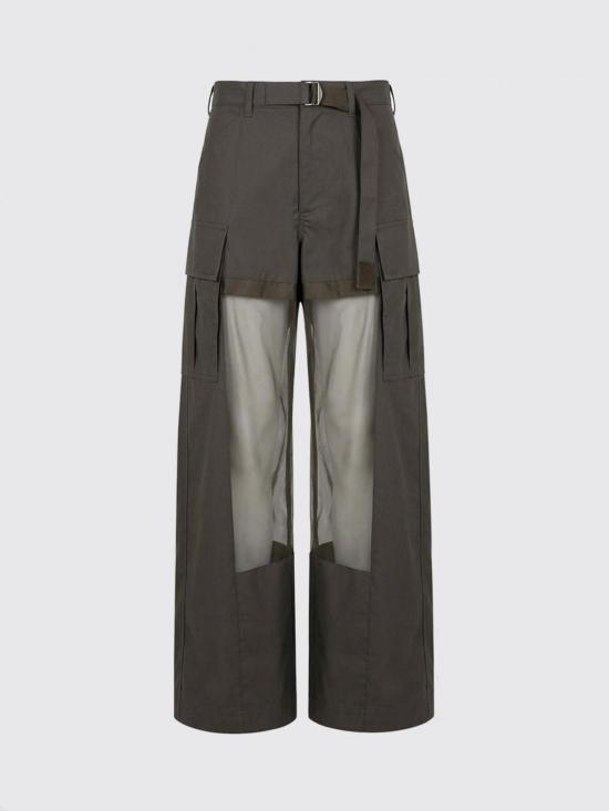 26SS 사카이 스트레이트 팬츠 2608441 531 Kaki - SACAI