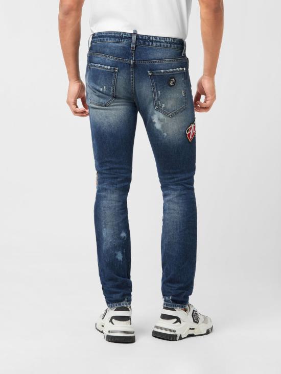 26SS 필립 플레인 데님 팬츠 AAECMDT4232PDE004N 24SM Denim - PHILIPP PLEIN