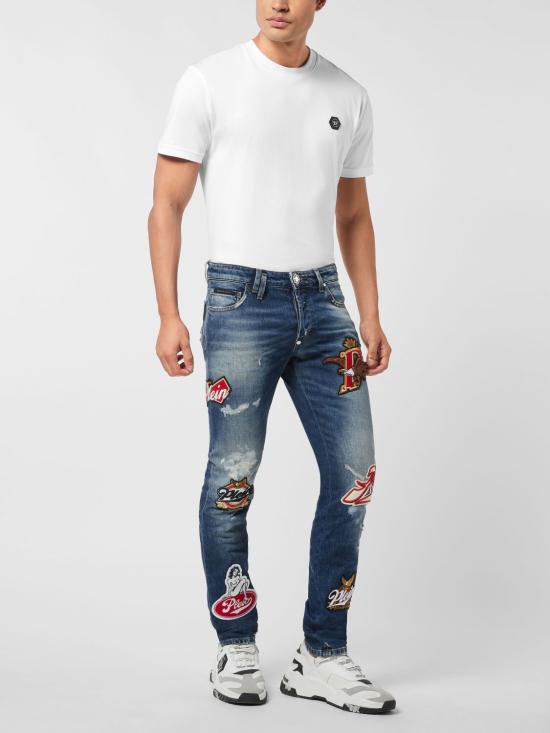 26SS 필립 플레인 데님 팬츠 AAECMDT4232PDE004N 24SM Denim - PHILIPP PLEIN