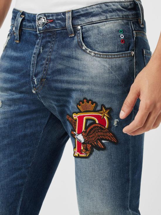 26SS 필립 플레인 데님 팬츠 AAECMDT4232PDE004N 24SM Denim - PHILIPP PLEIN