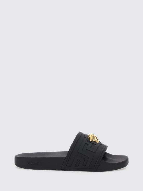26FW 베르사체 뮬/슬리퍼 10205351A15481 1B00V Black