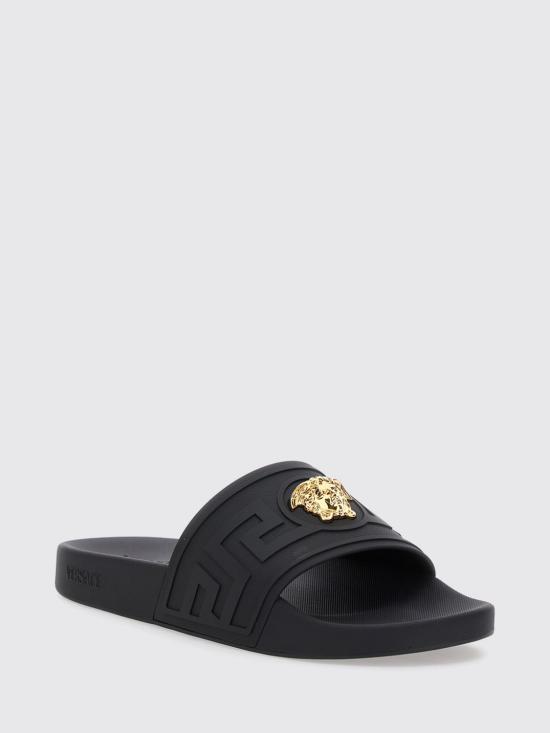 26FW 베르사체 뮬/슬리퍼 10205351A15481 1B00V Black - VERSACE