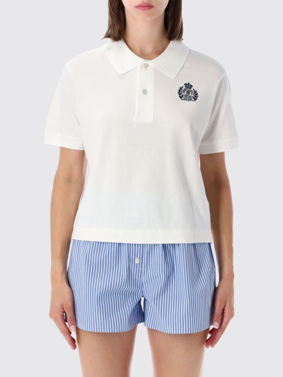 26FW 스포티앤리치 폴로 티셔츠 TO085711243WH01 48 White