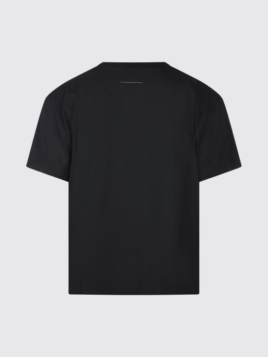 26FW MM6 메종마르지엘라 반팔 티셔츠 SH0GC0071M20258 900 Black - MM6 MAISON MARGIELA