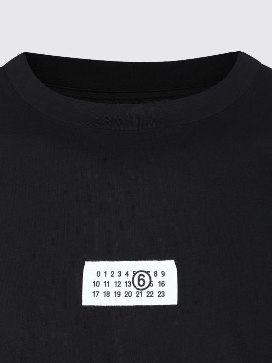 26FW MM6 메종마르지엘라 반팔 티셔츠 SH0GC0071M20258 900 Black - MM6 MAISON MARGIELA