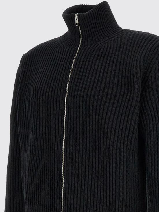 26FW MM6 메종마르지엘라 집업 니트 SH0AM0095M13286 900 Black - MM6 MAISON MARGIELA