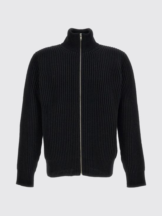 26FW MM6 메종마르지엘라 집업 니트 SH0AM0095M13286 900 Black - MM6 MAISON MARGIELA