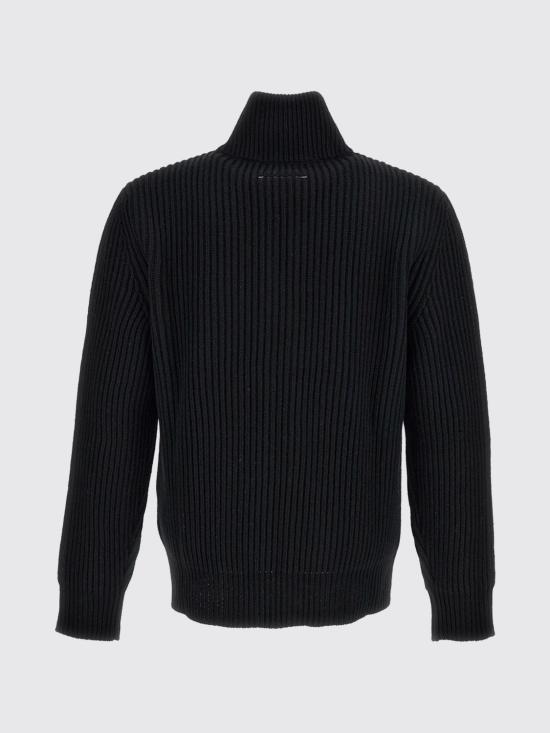 26FW MM6 메종마르지엘라 집업 니트 SH0AM0095M13286 900 Black - MM6 MAISON MARGIELA