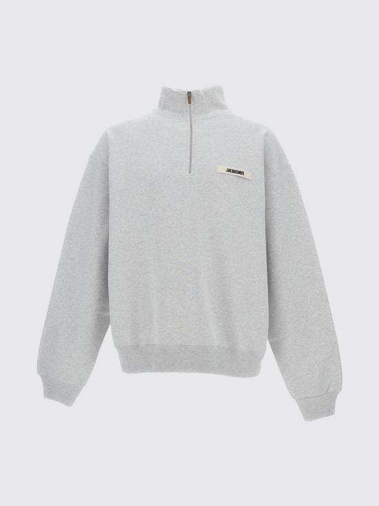 26FW 자크뮈스 하프 집업 스웨트 셔츠 SSM00313AJ00174 951 Grey - JACQUEMUS