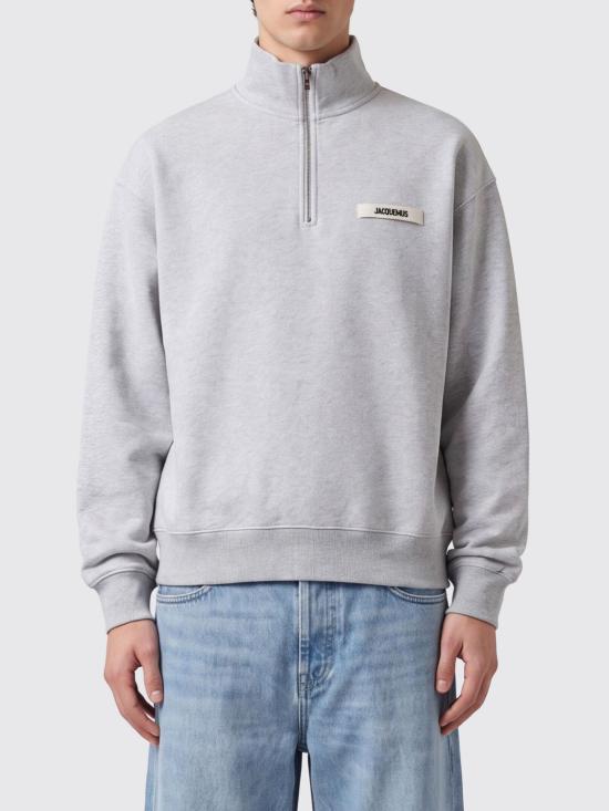 26FW 자크뮈스 하프 집업 스웨트 셔츠 SSM00313AJ00174 951 Grey