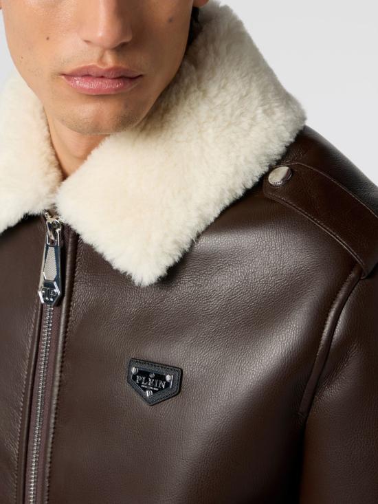 26SS 필립 플레인 무스탕 LAECMRB3074PTE003N 04 Brown - PHILIPP PLEIN