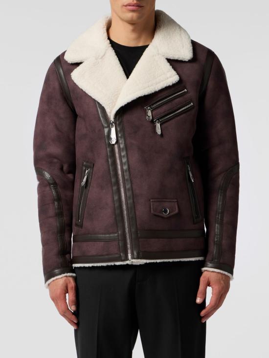 26SS 필립 플레인 무스탕 LAECMRB3073PTE003N 04 Brown