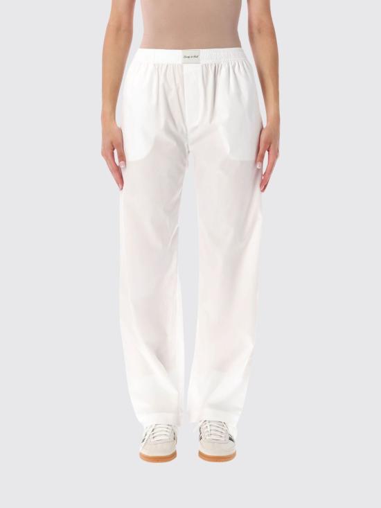 26FW 스포티앤리치 스트레이트 팬츠 PA065711329WH01 48 White