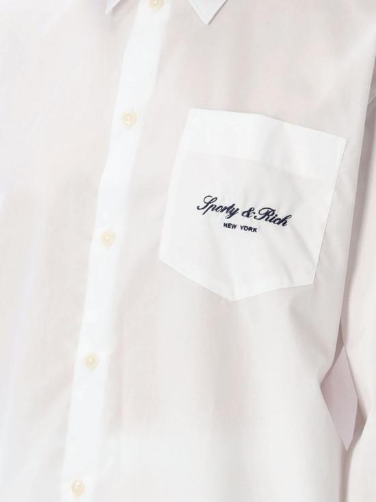 26FW 스포티앤리치 셔츠 SI006711329WH01 48 White - SPORTY & RICH