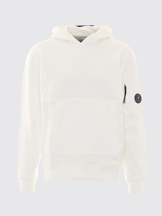 26FW 씨피 컴퍼니 후드 티셔츠 RCCMSS714M005086W 103 White - C.P. COMPANY