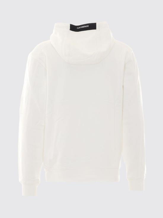 26FW 씨피 컴퍼니 후드 티셔츠 RCCMSS714M005086W 103 White - C.P. COMPANY