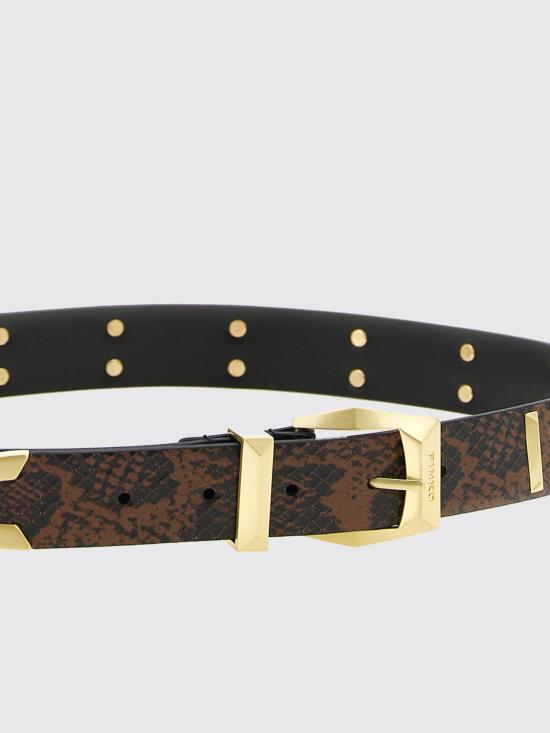 26FW 핑코 레귤러 벨트 107154A3E5 M16J Brown - PINKO