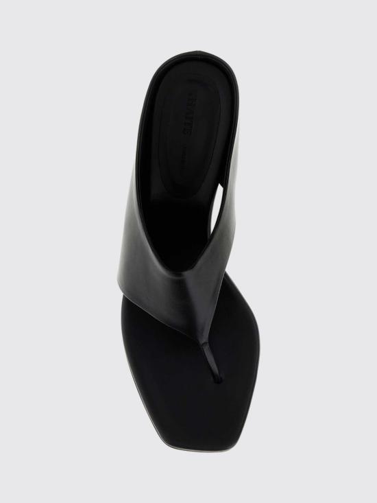 26SS 케이트 뮬/슬리퍼 F31081027L1027 200 Black - KHAITE