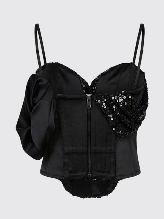 26SS 비비안웨스트우드 민소매 티셔츠 15030046J00AD N401 Black - VIVIENNE WESTWOOD