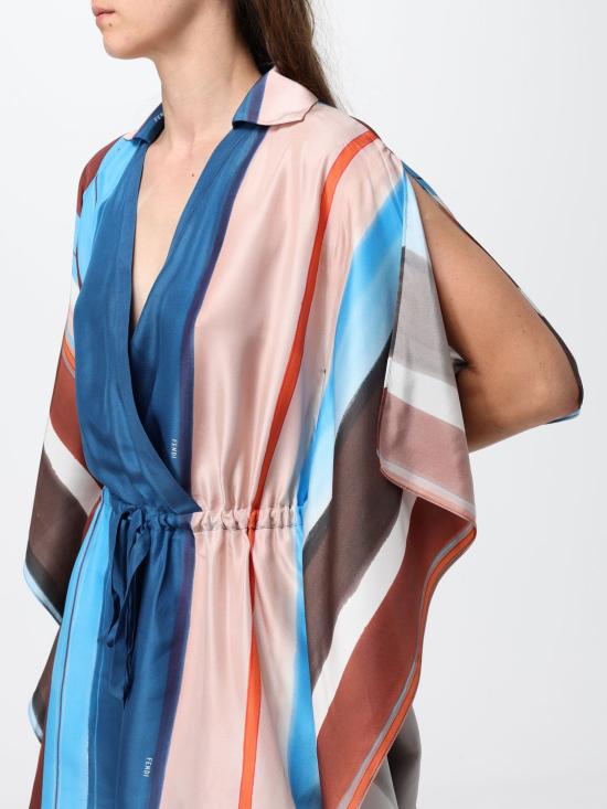 26FW 펜디 롱 원피스 FDD611AMET F1WXC Pink - FENDI