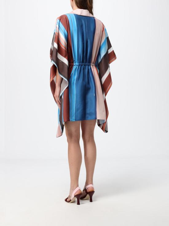 26FW 펜디 롱 원피스 FDD611AMET F1WXC Pink - FENDI