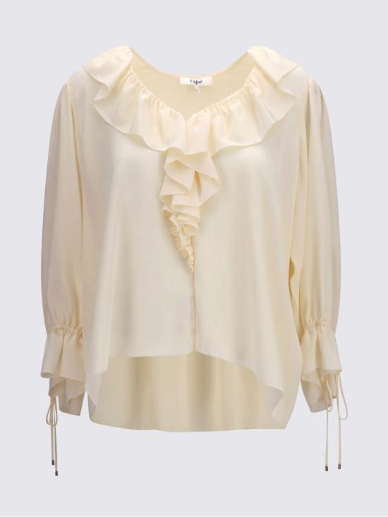 26FW 끌로에 블라우스 CH26AHT72005 114 Milk - CHLOE