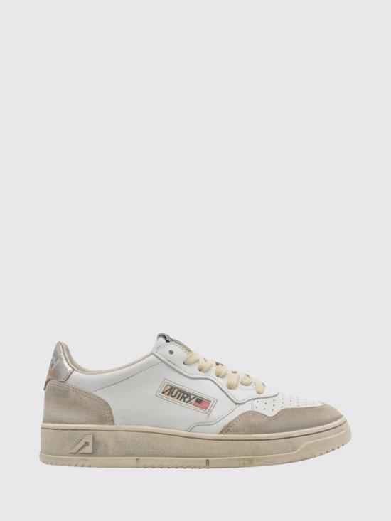 26FW 오트리 슈퍼 빈티지 메달리스트 로우 레더 스니커즈 AVLM LS75 Bianco 4