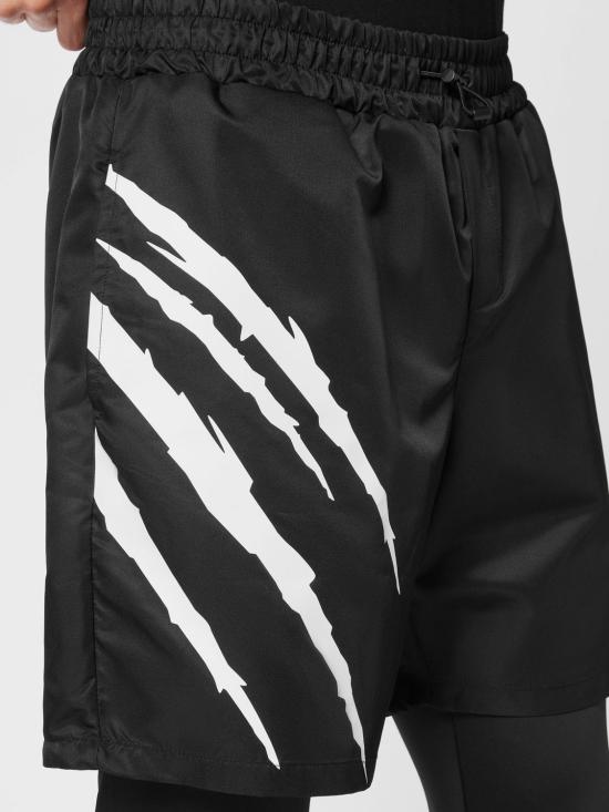 26SS 플레인스포츠 숏팬츠 SADCMJT2257SNY003N 02 Black - PLEIN SPORT