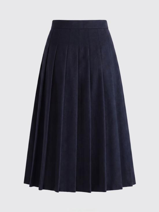 26SS 오라리 롱 스커트 A26SS04MH DRK NVY Navy - AURALEE