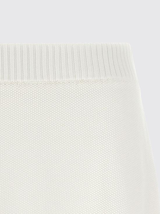 26SS 브루넬로 쿠치넬리 미디 스커트 M19764589 CZ930 White - BRUNELLO CUCINELLI