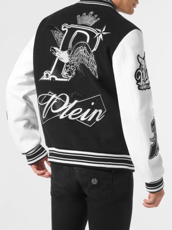 26SS 필립 플레인 봄버 자켓 AAECMRB2931PTE120N 02 Black - PHILIPP PLEIN