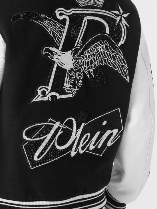 26SS 필립 플레인 봄버 자켓 AAECMRB2931PTE120N 02 Black - PHILIPP PLEIN