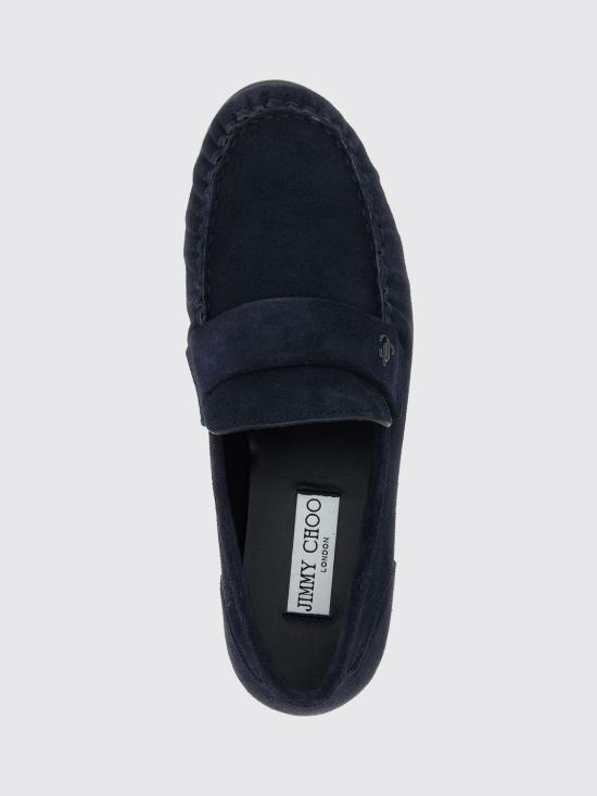 26FW 지미추 로퍼 ELLISLOAFERFSUE MARINE Blue - JIMMY CHOO
