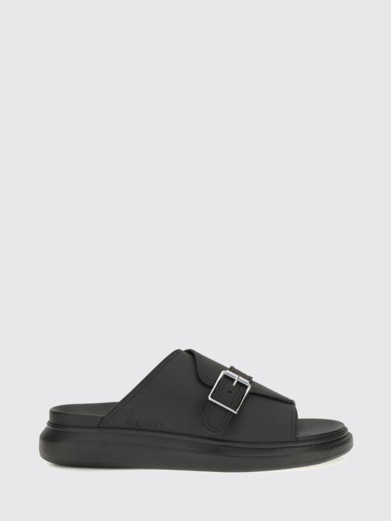 26FW 알렉산더 맥퀸 뮬/슬리퍼 874829 W4Z90 1000 BLACK DOM